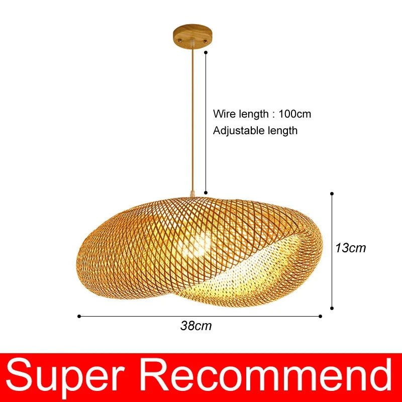 Suspension Lanterne Bambou