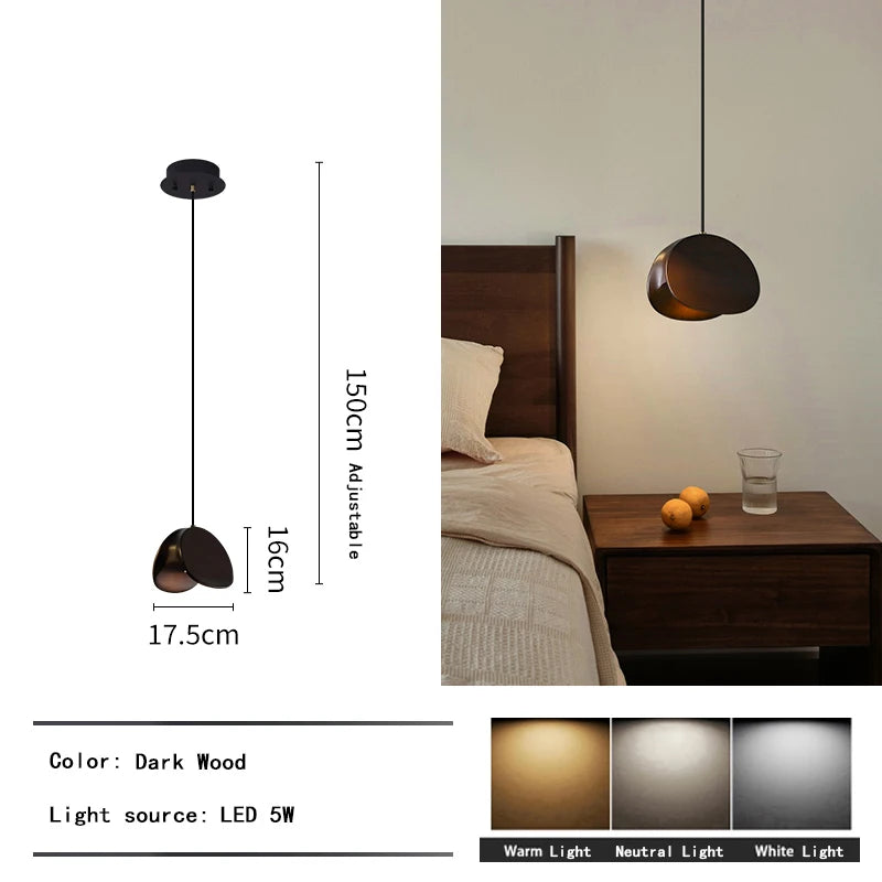 Lustre d'art en bois massif Spring Sprout