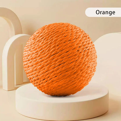 Balle à gratter interactive en sisal pour chat