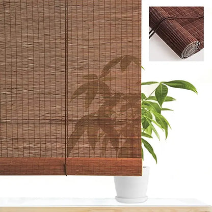 Store enrouleur en bambou naturel artisanal