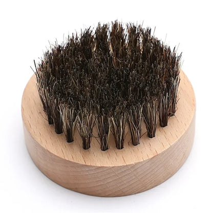 Brosse à barbe en poils de sanglier