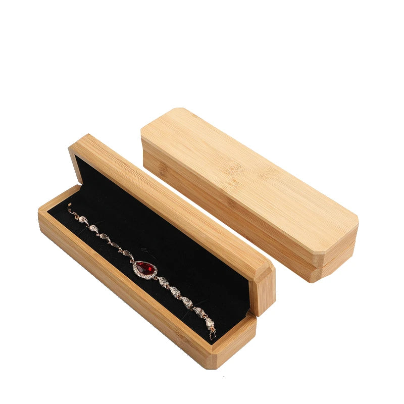 Boîte à Bijoux en Bois de Bambou