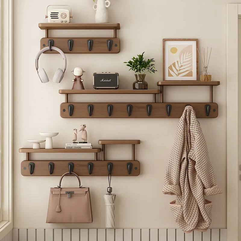 Porte-manteau mural en bambou Nan