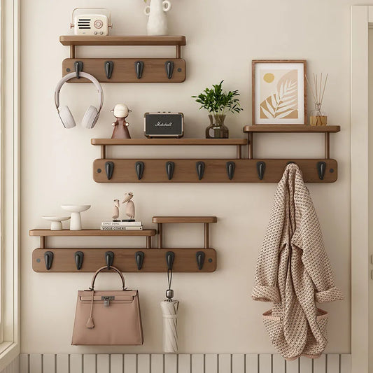 Porte-manteau mural en bambou Nan