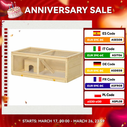 Cage à Hamster en Bois Petite Taille