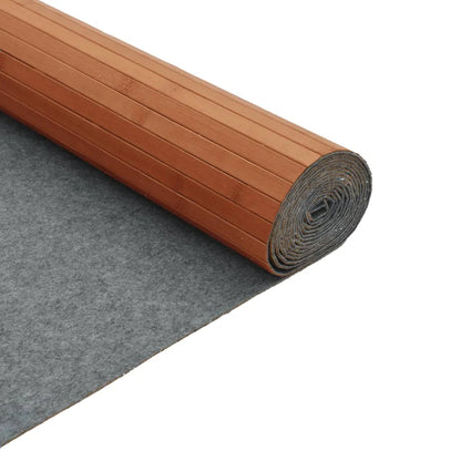 Tapis en Bambou Marron