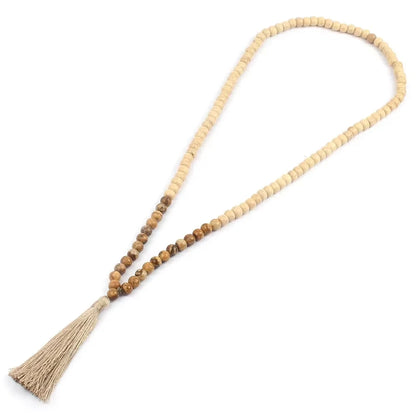 Bracelet Mala 108 perles en bois de wengé