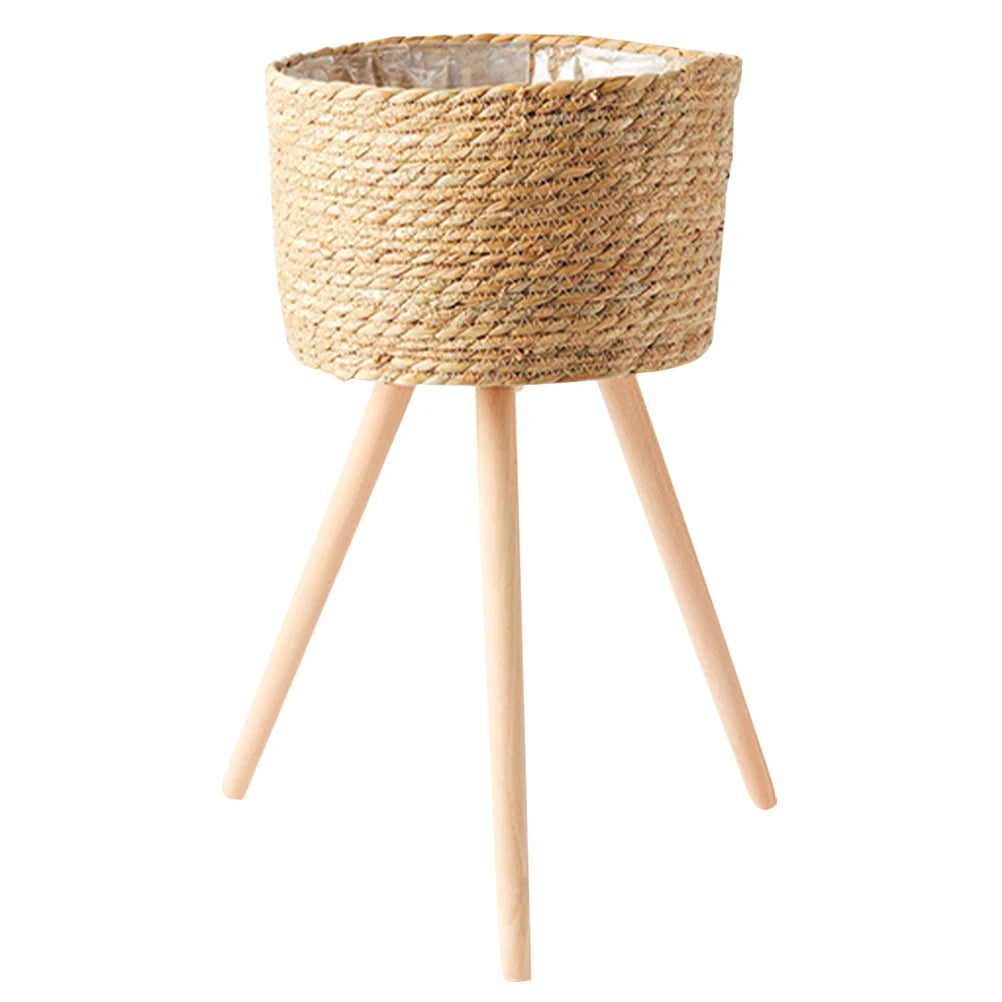 Panier de Plantes Tissé sur Pieds
