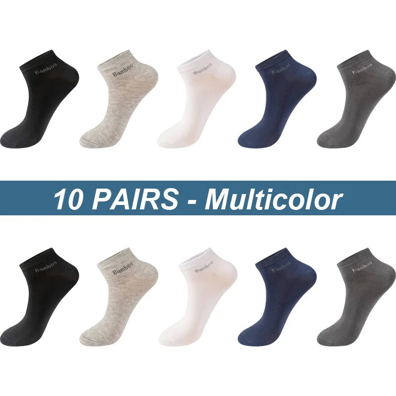 Chaussettes Courtes en Fibre de Bambou