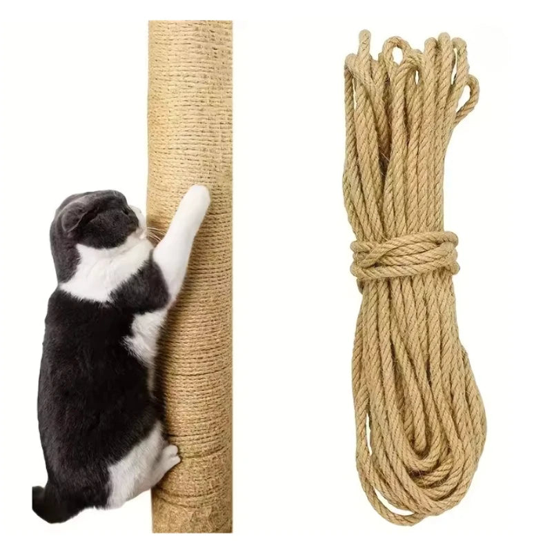 Corde en sisal naturel pour arbre à chat