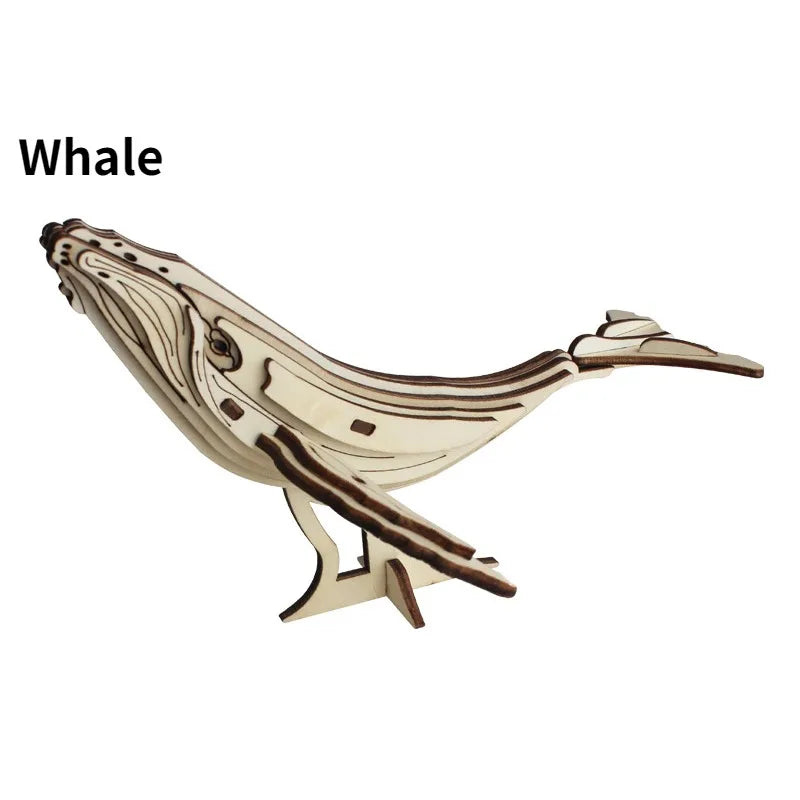 Puzzle 3D en bois Marine Life