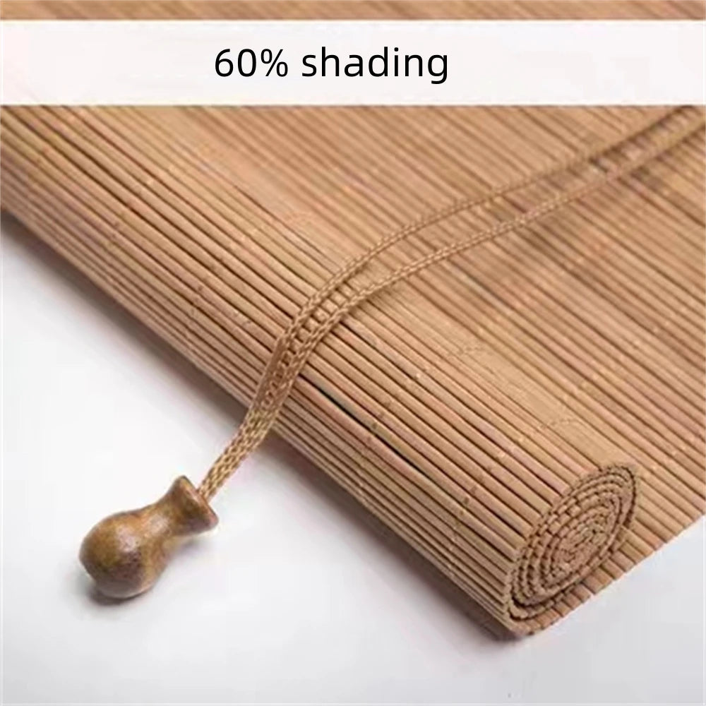 Store enrouleur en bambou naturel