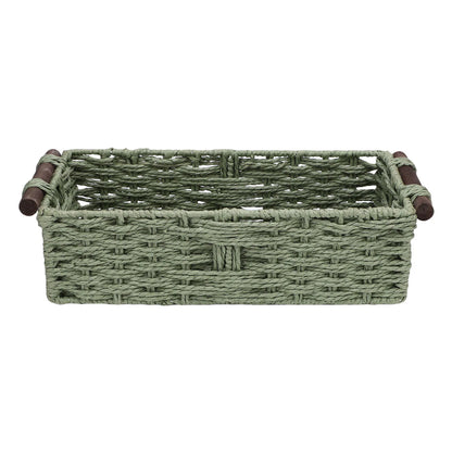 Panier de rangement en corde tressée
