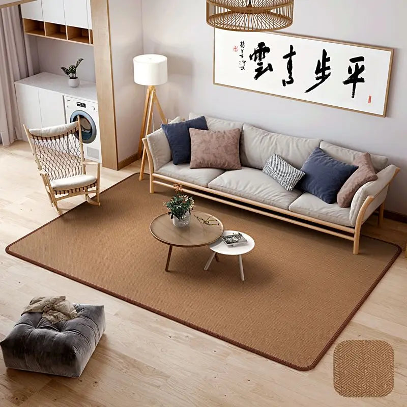 Tapis en Fibres de Rotin