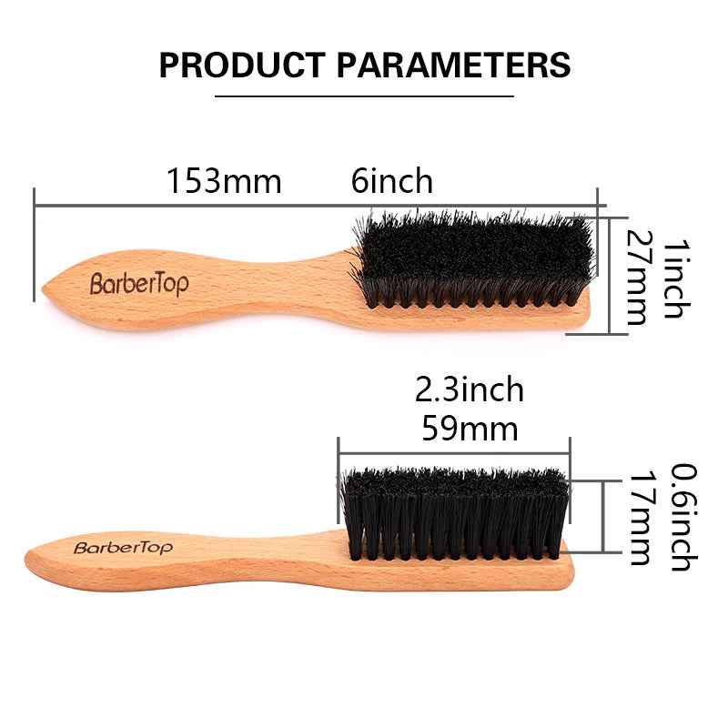 Brosse à barbe en bois massif