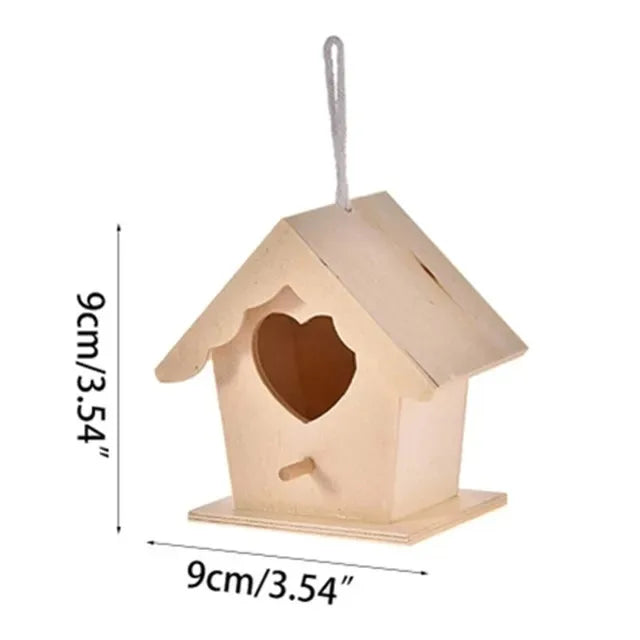 Maison oiseaux en bois