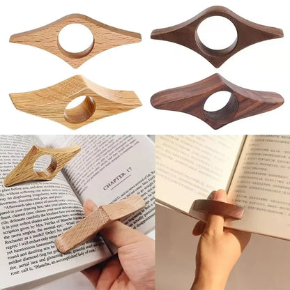 Marque-page de pouce en bois