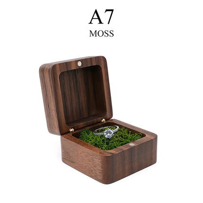 Écrin à bijoux en bois naturel