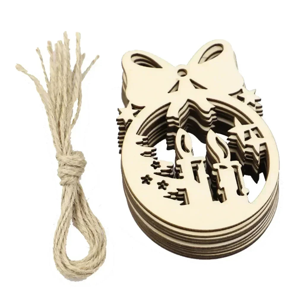 Ornements de Noël en Bois