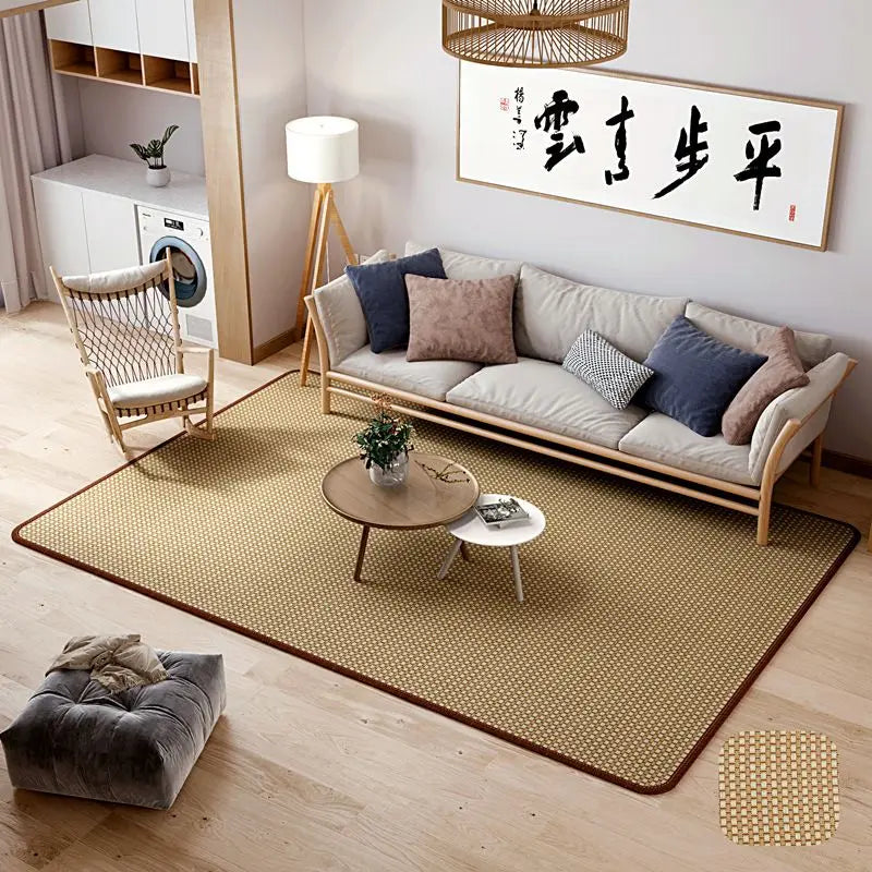 Tapis en Fibres de Rotin