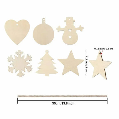 Ornements de Noël en Bois