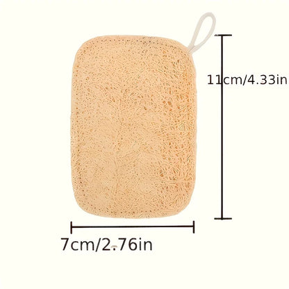 Éponges exfoliantes en luffa et bambou