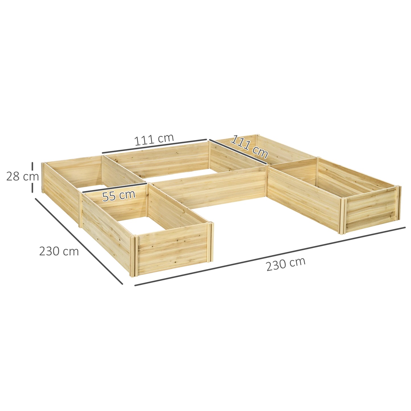 Grand Potager Modulable en Bois