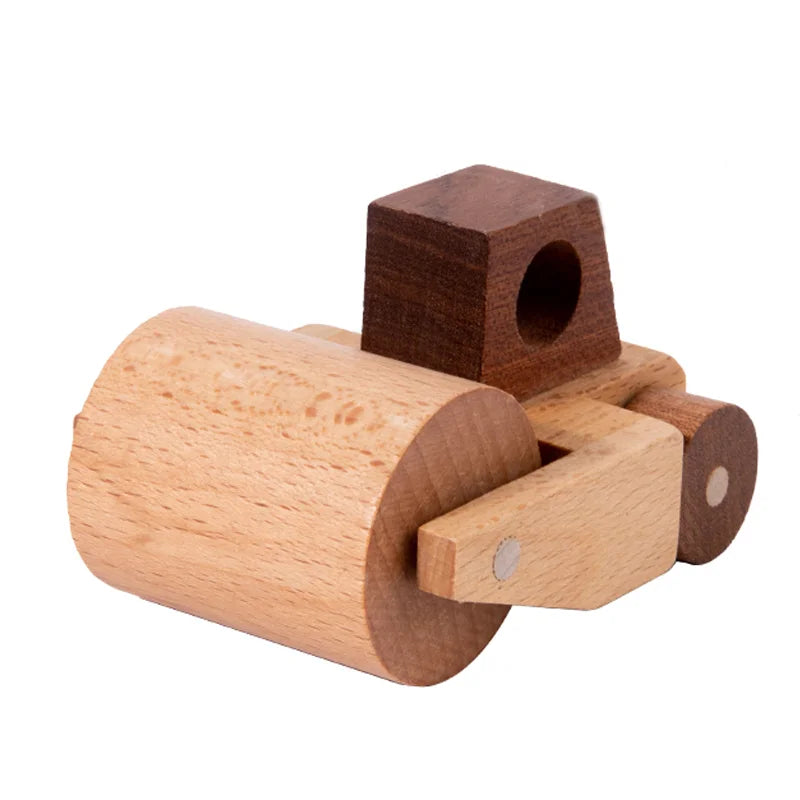 Voiture en bois de hêtre éducative