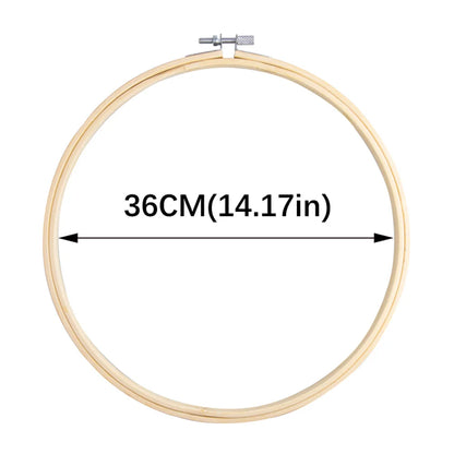 Cercle de Broderie Bambou Ajustable