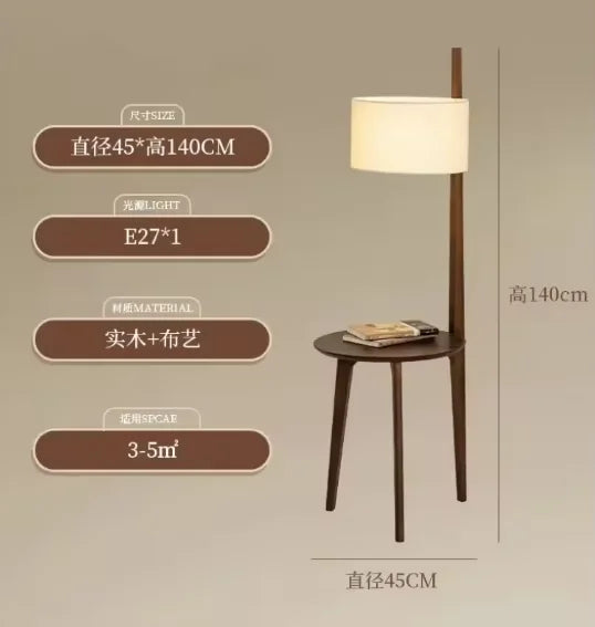 Lampadaire Arc en bois massif