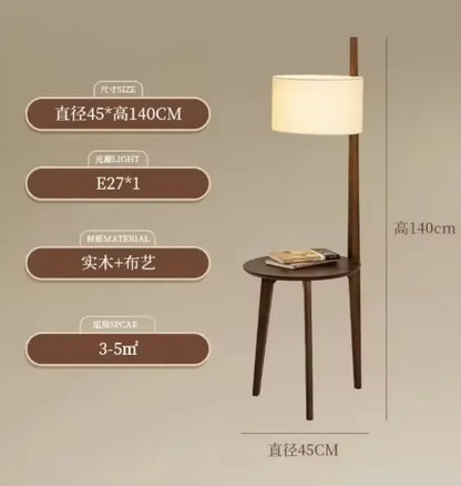 Lampadaire Arc en bois massif