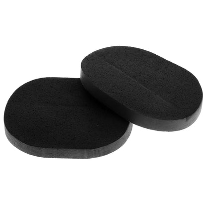 Lot de 2 éponges faciales au charbon de bambou