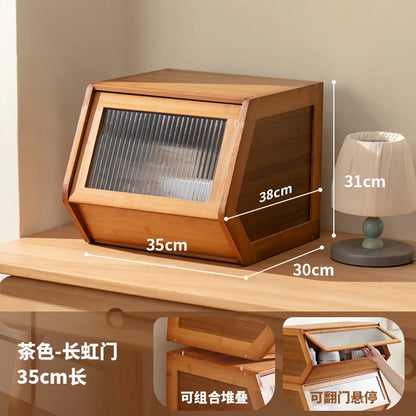 Armoire de rangement en bambou