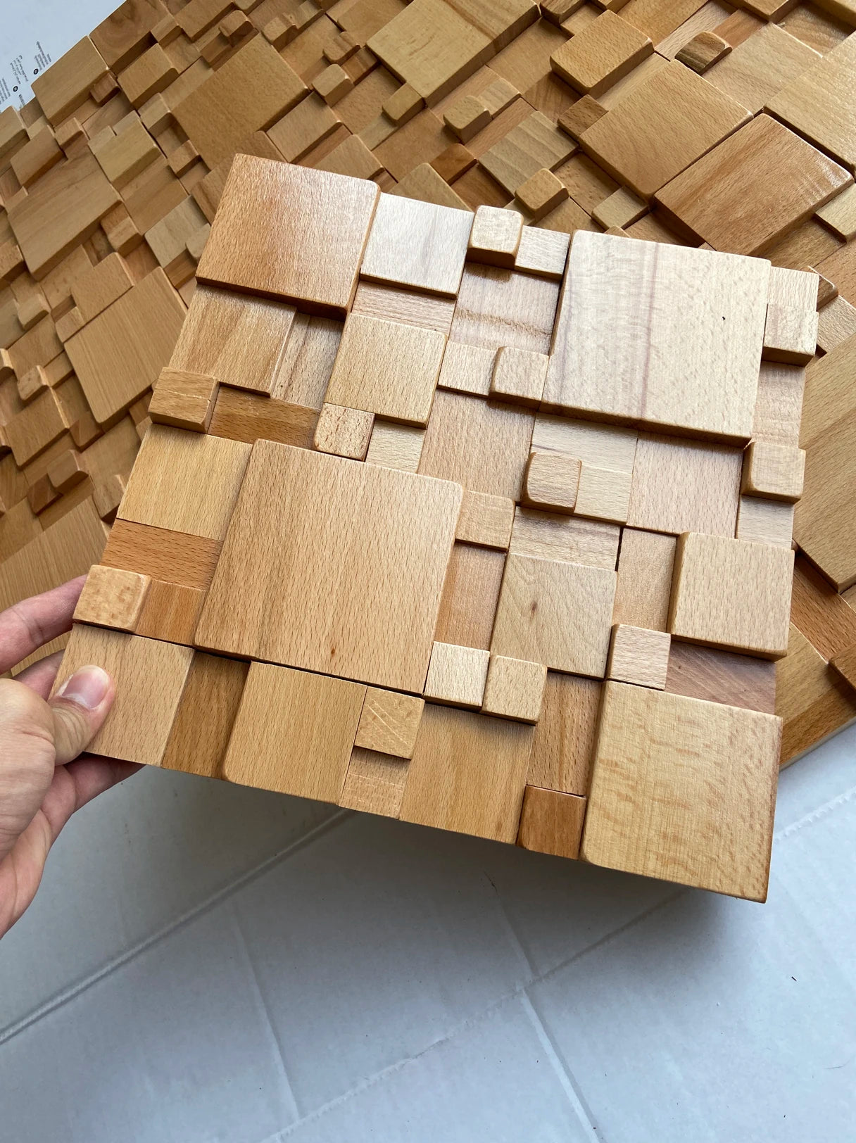 Panneaux muraux acoustiques en bois massif