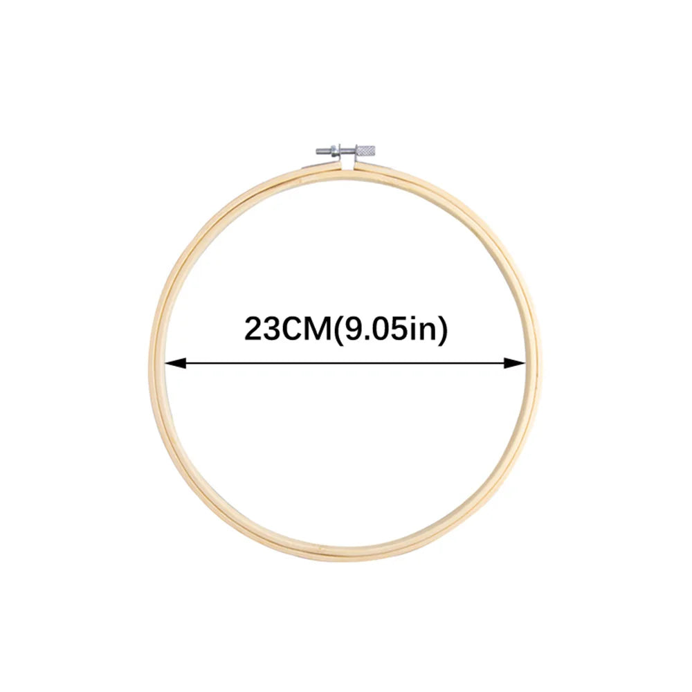 Cercle de Broderie Bambou Ajustable