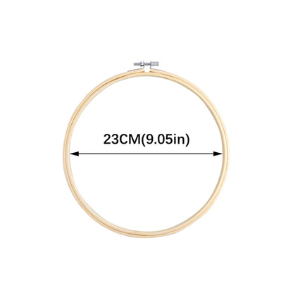 Cercle de Broderie Bambou Ajustable