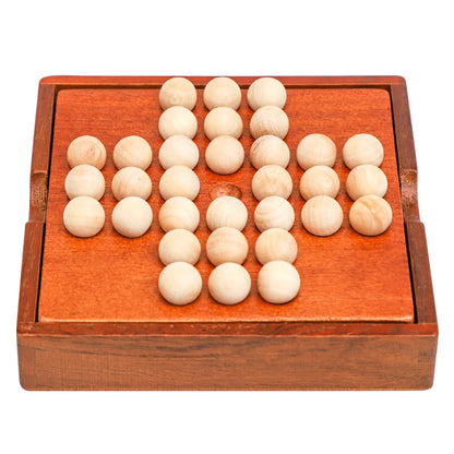 Jeu de Solitaire en bois