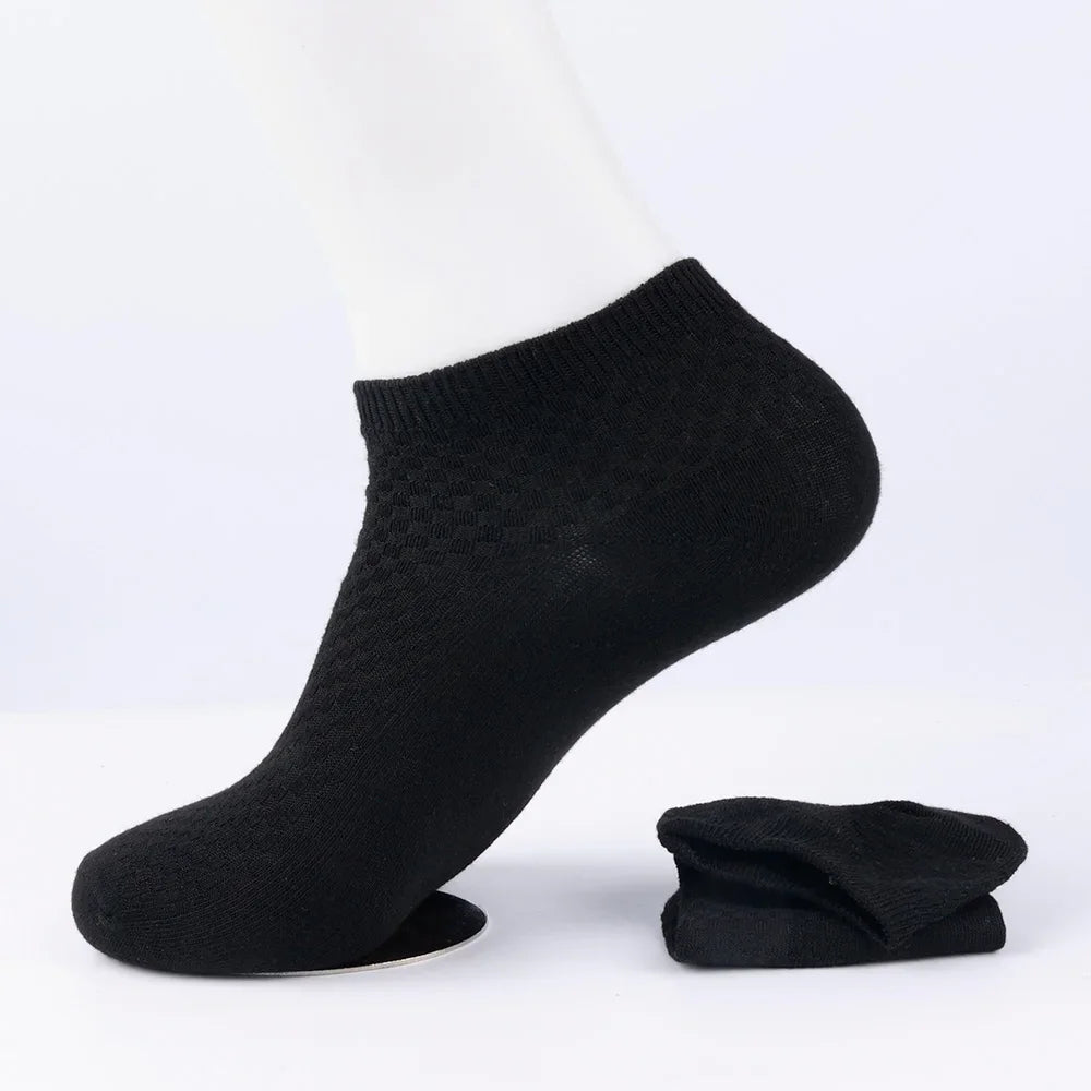 5 Paires De Chaussettes en Fibre de Bambou