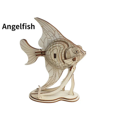 Puzzle 3D en bois Marine Life