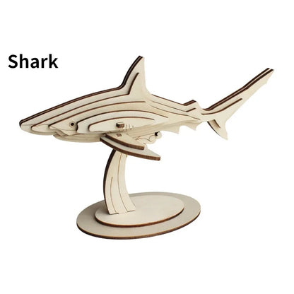 Puzzle 3D en bois Marine Life