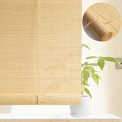 Store enrouleur en bambou naturel artisanal