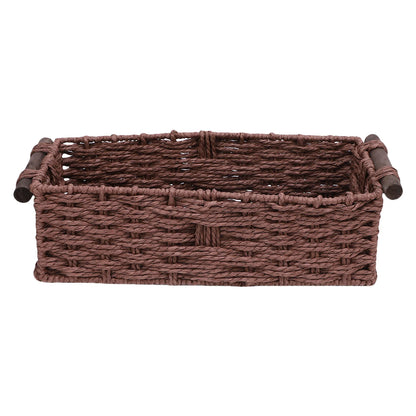 Panier de rangement en corde tressée