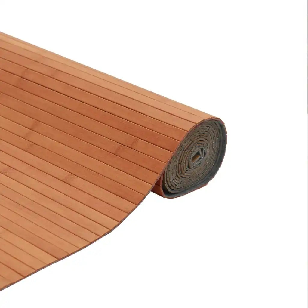 Tapis en Bambou Marron