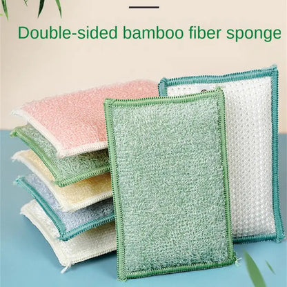 Éponge vaisselle en fibre de bambou