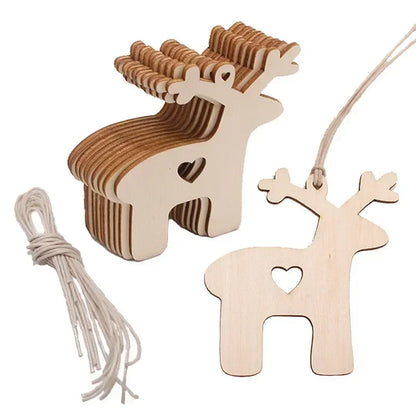 Ornements de Noël en Bois