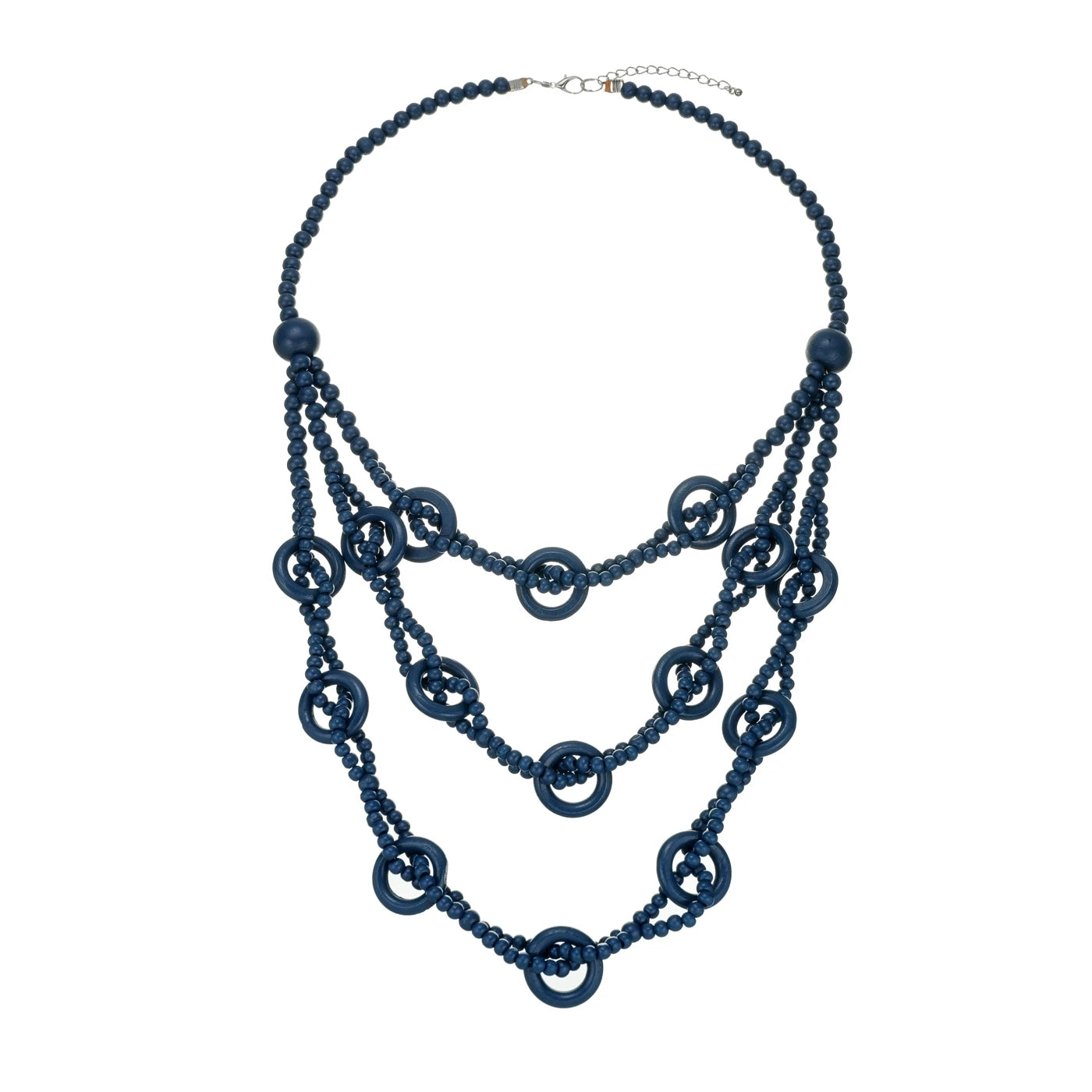 Collier multicouches en perles