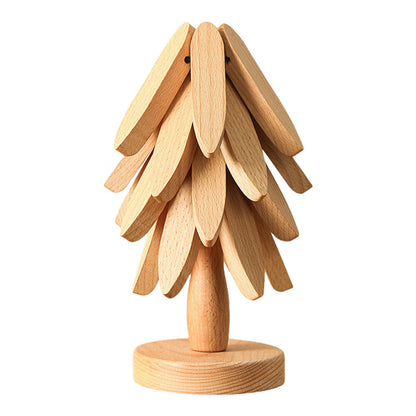 Dessous de plat arbre en bois de noyer