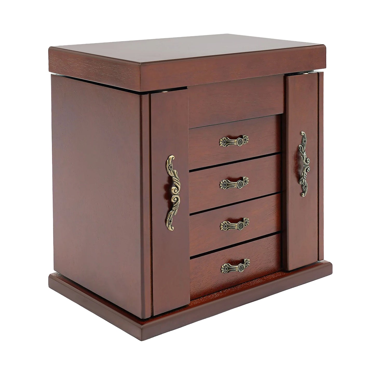 Boîte à Bijoux Vintage en Bois