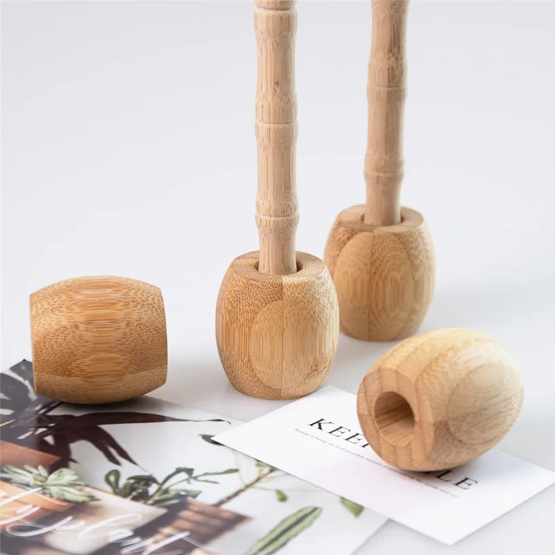 Porte-Brosse à Dents en Bambou Naturel