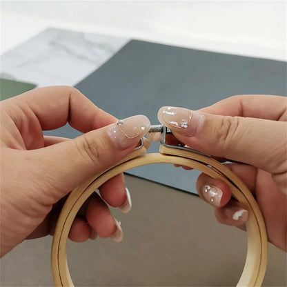 Cercle de Broderie Bambou Ajustable